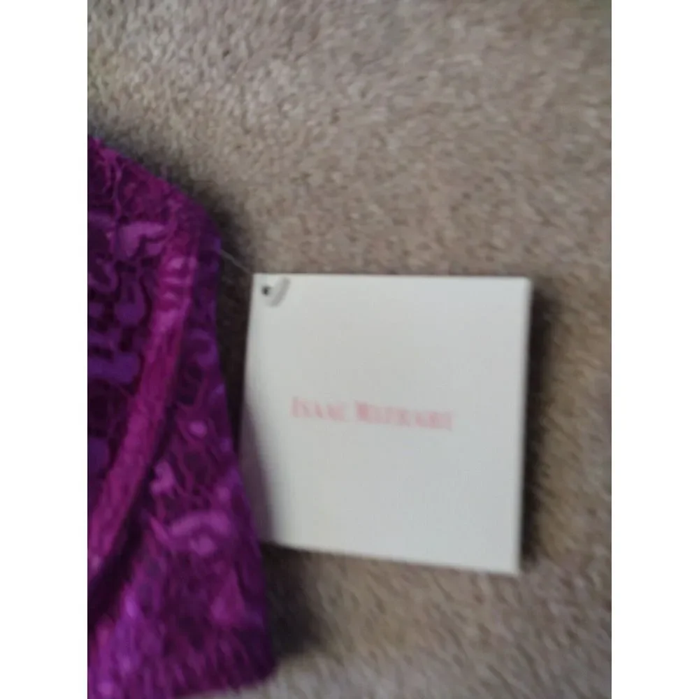 Isaac‎ Mizrahi Purple Lace Lightly Lined Convertible Straps T-shirt Bra 36D NWT